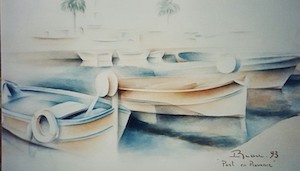 Photo grand format du tableau 'Port en provence'