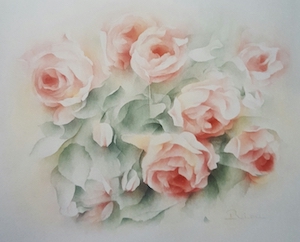 Photo grand format du tableau 'Roses'