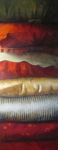 Photo grand format du tableau 'Piles de coussins'