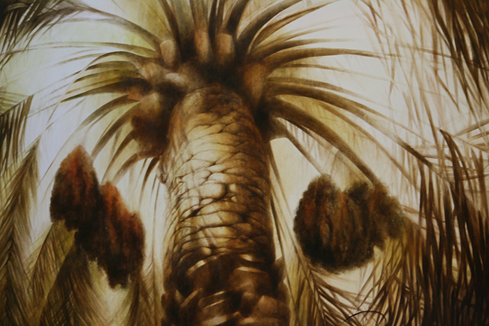 Photo grand format du tableau 'Sous les palmiers'