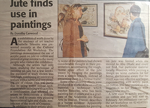 Article dans le Gulf News | 2001