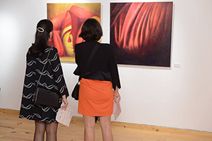Exposition à la Etihad Modern Art Gallery, Abu Dhabi, 2017